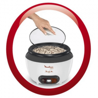 Moulinex MK156125 Inicio Rice Cooker 1.5kg Capacity with Keep Warm Function and Glass Lid Price in Pakistan | LAPTAB
