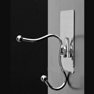 Stainless Steel Suction Cup Wall Hanger Hook for Kitchen and Bathroom, Holds up to 5kg