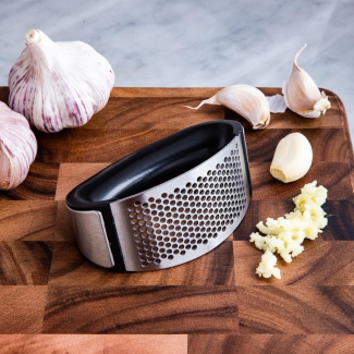 Stainless Steel Garlic Press with Comfortable Plastic Handle for Easy Crushing and Mincing Price in Pakistan | LAPTAB