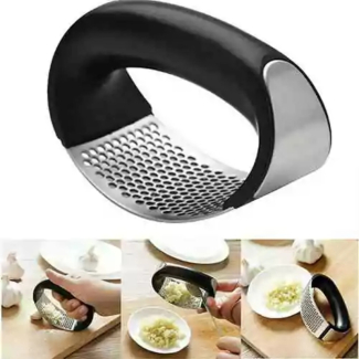 Stainless Steel Garlic Press with Comfortable Plastic Handle for Easy Crushing and Mincing Price in Pakistan | LAPTAB