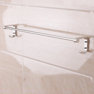 Single Towel Wall Rack with Suction Cup, Aluminum, Easy Install, No Wall Damage Price in Pakistan | LAPTAB