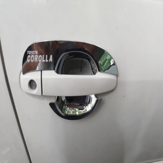 Toyota Corolla Chrome Door Handle Cover with 3M Adhesive Tape, Easy Install