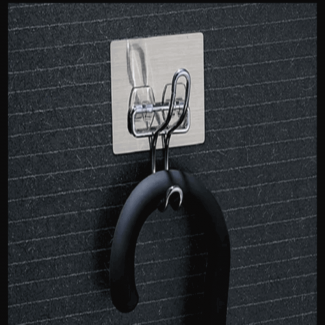 Butterfly Hook with Flexible Sticker, Chrome Plated Metal, Easy Wall Mount Price in Pakistan | LAPTAB