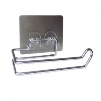 Roll Paper Holder with Magic Sticker, Removable, No Drilling, Wall-Friendly Installation Price in Pakistan | LAPTAB