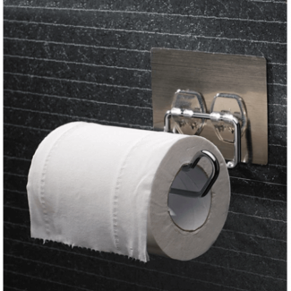 Roll Paper Holder with Magic Sticker, Removable, No Drilling, Wall-Friendly Installation Price in Pakistan | LAPTAB