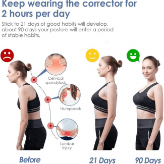Posture Corrector with Intelligent Sensor and Vibration Reminder for Neck and Back Pain Relief Price in Pakistan | LAPTAB