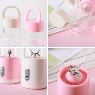 380ml Portable Mini Electric USB Rechargeable Juicer Blender with Safety Protection Price in Pakistan | LAPTAB