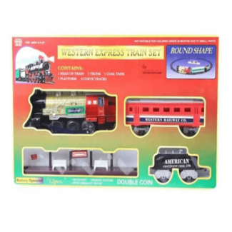 Western Express Train Set Round Shape, Battery Operated, 11 Pieces, Safe for Kids 3+ Price in Pakistan | LAPTAB