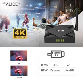Tanix TX6S Smart Android TV Box 4GB RAM 64GB Storage with External Antenna Price in Pakistan | LAPTAB