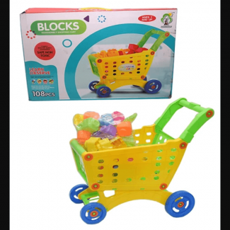 Blocks Disassembly Shopping Cart for Kids - Educational Toy for Motor Skills and Learning Price in Pakistan | LAPTAB