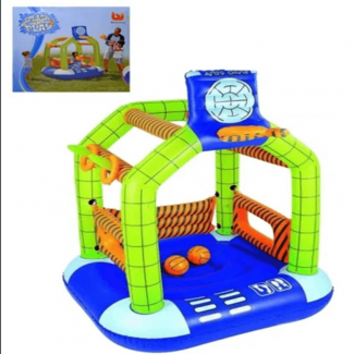 Kid Football Play Set Inflatable with Basketball and Ring Toss, Sturdy Vinyl Price in Pakistan | LAPTAB