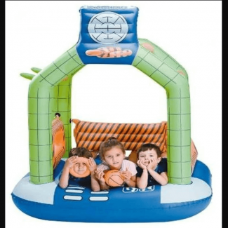 Kid Football Play Set Inflatable with Basketball and Ring Toss, Sturdy Vinyl Price in Pakistan | LAPTAB