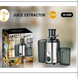 SOKANY SK-4000 800W Juice Extractor with 2 Speeds, Safety Protection, Large Chute Price in Pakistan | LAPTAB