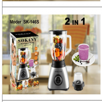 Sokany Ice Crusher Blender SK-146S for Juice, Smoothies, Shakes, and Cocktails Price in Pakistan | LAPTAB