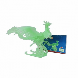 3D Jigsaw Luminous Peacock Puzzle - Educational Assembling Toy