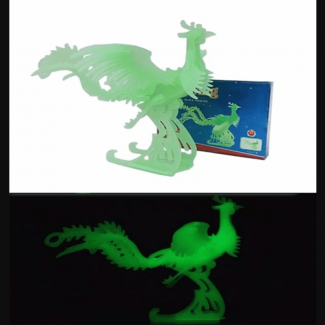3D Jigsaw Luminous Peacock Puzzle Glow-in-the-Dark Educational Toy for Kids Price in Pakistan | LAPTAB