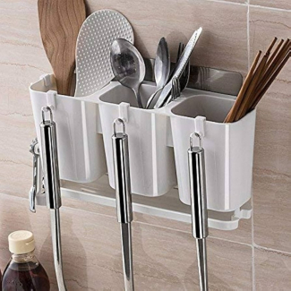 Self-Adhesive Wall Mounted Kitchen Drain Storage Rack with Drain Holes, No Tools Needed Price in Pakistan | LAPTAB