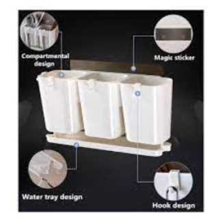 Self-Adhesive Wall Mounted Kitchen Drain Storage Rack with Drain Holes, No Tools Needed Price in Pakistan | LAPTAB