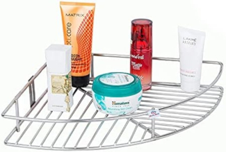 Triangle Magic Sticker Aluminum Corner Rack with Suction Cup, No Drilling Needed Price in Pakistan | LAPTAB