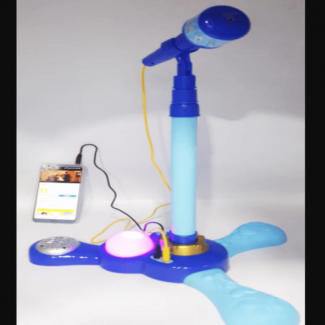 Karaoke Microphone Super Star for Kids with Adjustable Stand and Audio Connectivity Price in Pakistan | LAPTAB