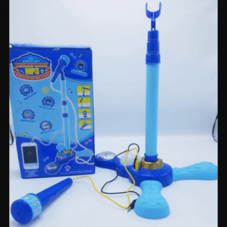 Karaoke Microphone Super Star for Kids with Adjustable Stand and Audio Connectivity Price in Pakistan | LAPTAB