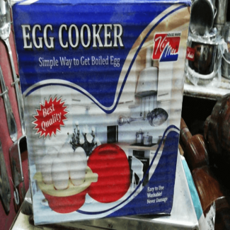3 in 1 Electric Egg Boiler, Poacher, and Vegetable Steamer Cooker - Red Price in Pakistan | LAPTAB
