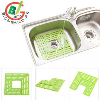 Plastic Drain Shelf for Sink and Kitchen Table Top - Foldable Green Colander and Drying Rack Price in Pakistan | LAPTAB