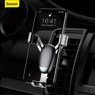 Baseus Mini Gravity Holder Car Mount for Air Vent ? Secure Phone Access for Driving Price in Pakistan | LAPTAB