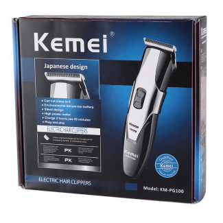 Kemei KM-PG100 Rechargeable Hair Clipper Trimmer with Carbon Steel Blade and Quick Charge Price in Pakistan | LAPTAB