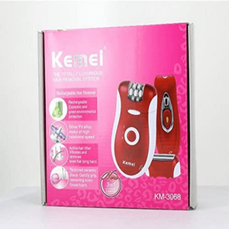 Kemei KM-3068 Epilator with Mini Epilator for Sensitive Areas, Adjustable Speed and Blades Price in Pakistan | LAPTAB