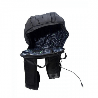 Waterproof Backpack with Inbuilt AUX Cable Headphone Jack, Hard Shell, Black Price in Pakistan | LAPTAB