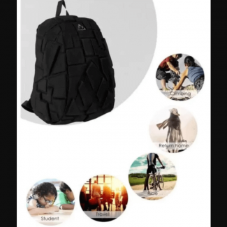 Waterproof Backpack with Inbuilt AUX Cable Headphone Jack, Hard Shell, Black Price in Pakistan | LAPTAB
