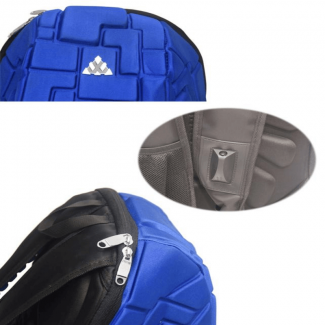 Hard Shell Waterproof Backpack with AUX Port, Durable Blue Bag for Students and Adults Price in Pakistan | LAPTAB