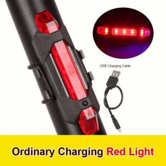 Portable USB Rechargeable Red Bicycle Tail Light with Waterproof Sealing Price in Pakistan | LAPTAB