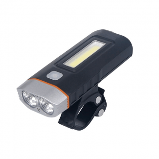 Rechargeable T6 Waterproof LED Bicycle Headlight with Dual Lights and Magnetic Base