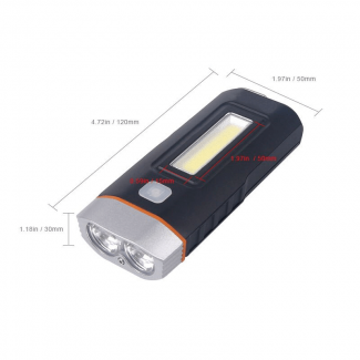 Rechargeable T6 Waterproof LED Bicycle Headlight with Dual Lights and Magnetic Base Price in Pakistan | LAPTAB