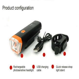 Bicycle Front Light with 360? Rotatable Stand, Long Battery Life, Easy Install Price in Pakistan | LAPTAB