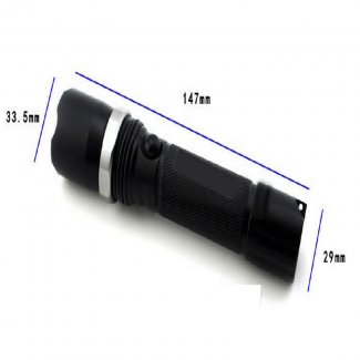 Rechargeable Bicycle Mechanical Rotating Zoom LED Flashlight with Cree XPE, 240 Lumens, 3 Modes Price in Pakistan | LAPTAB