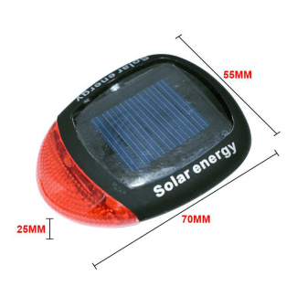Solar Powered Bicycle Rear LED Tail Light with Rechargeable Battery Waterproof Price in Pakistan | LAPTAB
