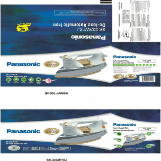 Panasonic SK-22Awtxj Heavy Weight Iron with 1000W Power and Non-Stick Sole Plate Price in Pakistan | LAPTAB