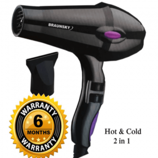 Braun Sky Professional Hair Dryer with Adjustable Heat, Ceramic Grill, and Cool Shot Button Price in Pakistan | LAPTAB