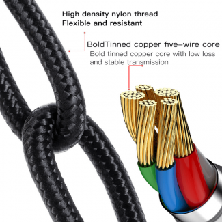 Yesido CA-29 Data Cable with Reversible Design and Braided Nylon Wire for Fast Transfer Price in Pakistan | LAPTAB