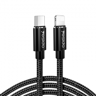 Yesido CA-55 USB Data Cable, 3A Fast Charging, Nylon Braided, Stable Current Price in Pakistan | LAPTAB