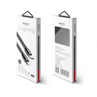 Yesido CA-56 USB Data Cable, Nylon Braided, 3A Fast Charging, High Power Support Price in Pakistan | LAPTAB
