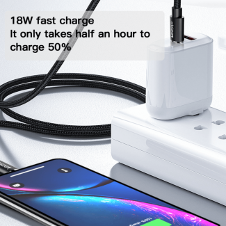 Yesido CA-56 USB Data Cable, Nylon Braided, 3A Fast Charging, High Power Support Price in Pakistan | LAPTAB