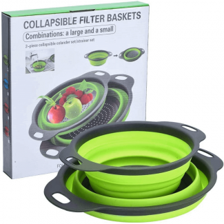 Foldable Silicone Filter Basket with Non-Slip Base, Easy-Grip Handle, Dishwasher Safe Price in Pakistan | LAPTAB