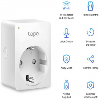 TP-Link Tapo P100 WiFi Smart Plug with Remote, Schedule, Timer, and Voice Control Price in Pakistan | LAPTAB