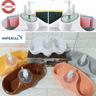 Soap Dispensing Sponge Holder - Durable, Hygienic, Water-Resistant for Soaps and Lotions Price in Pakistan | LAPTAB