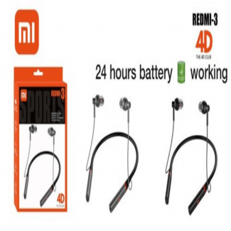 Redmi-3 (4D) Wireless Neckband with 24-Hour Battery and HD Sound Filter Price in Pakistan | LAPTAB