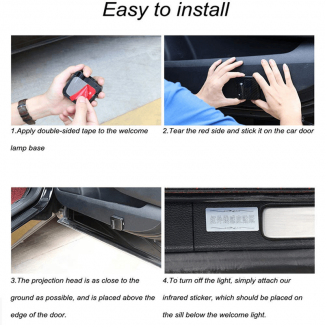 Car Door Welcome Lights Projection Lamp Wireless 3D Laser Entry System Universal Price in Pakistan | LAPTAB